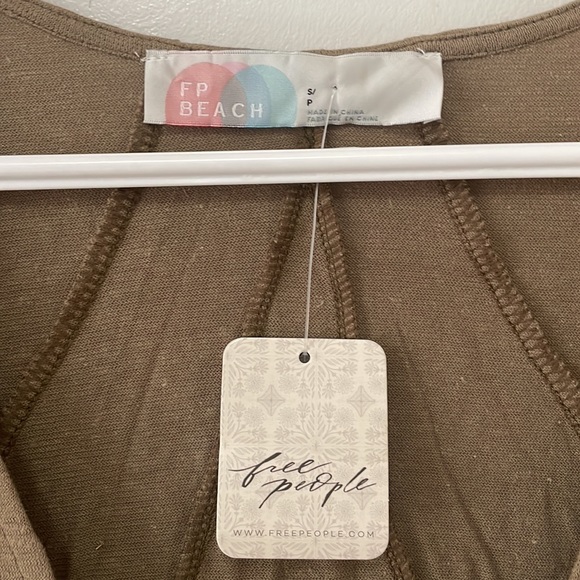 NWT Free People On My Mind Mini (Taupe) - Picture 3 of 3